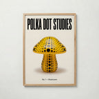 Polka Dot Mushroom Poster – ekram