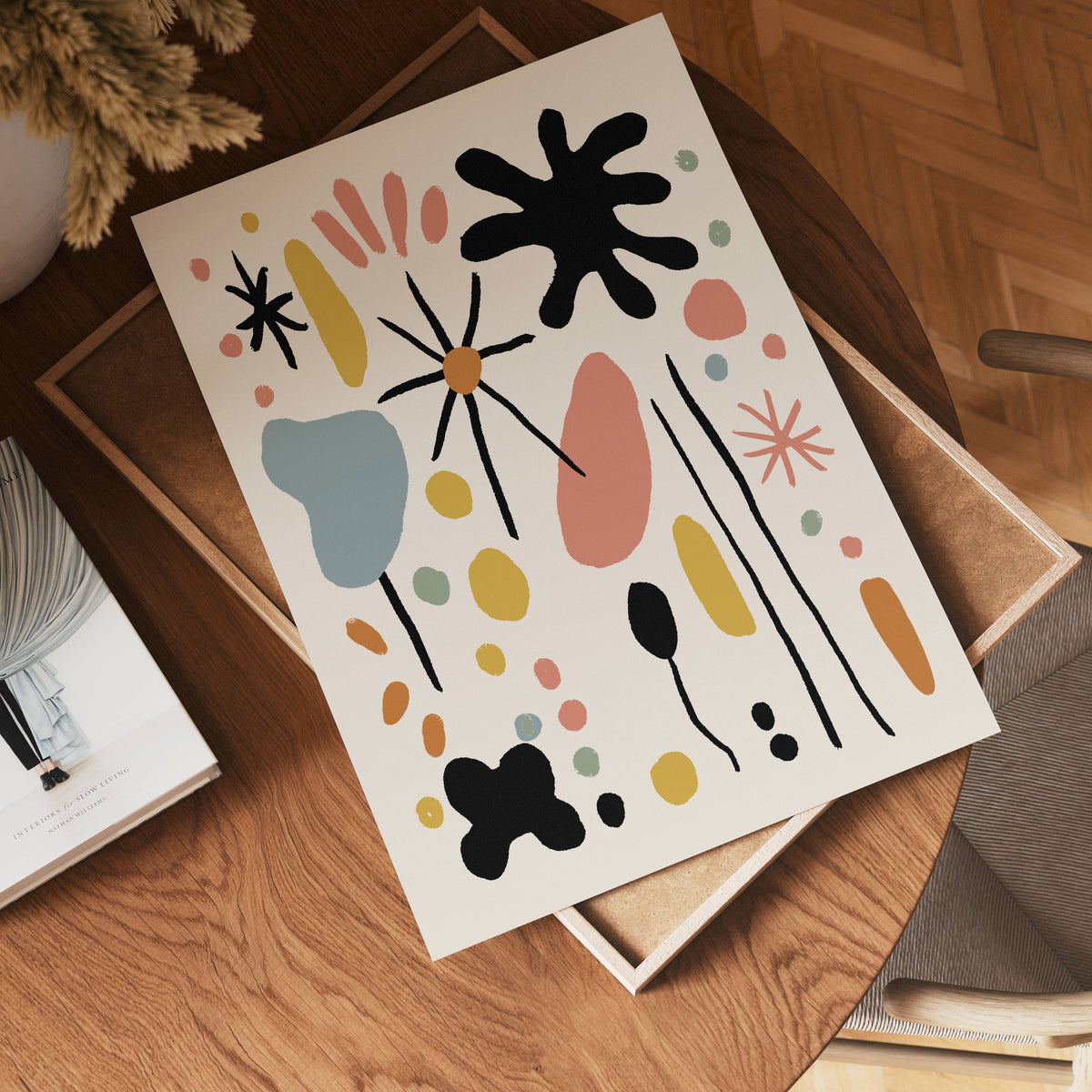 Blooming Shapes poster visad rakt fram – Bozetto affisch i hög tryckkvalitet i hög tryckkvalitet
