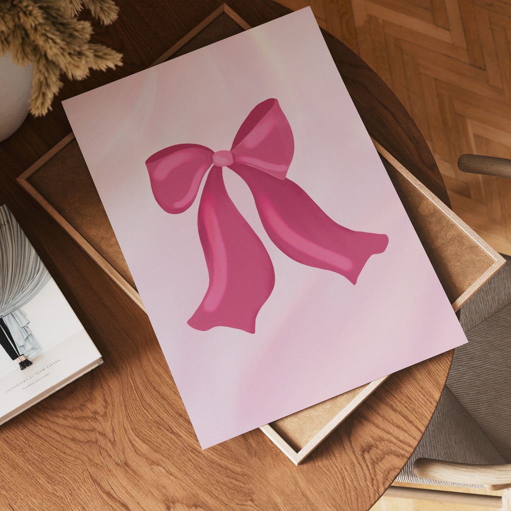Pink Ribbon Charm poster i olika storlekar – köp enkelt hos Bozetto i hög kvalitet