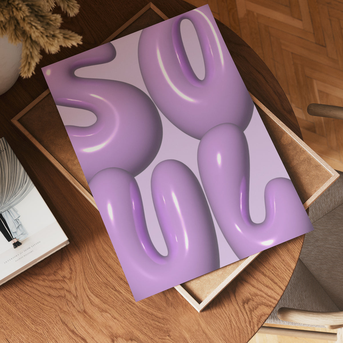 Purple Soul poster i flera storlekar – jämför mått och välj rätt hos Bozetto i hög tryckkvalitet
