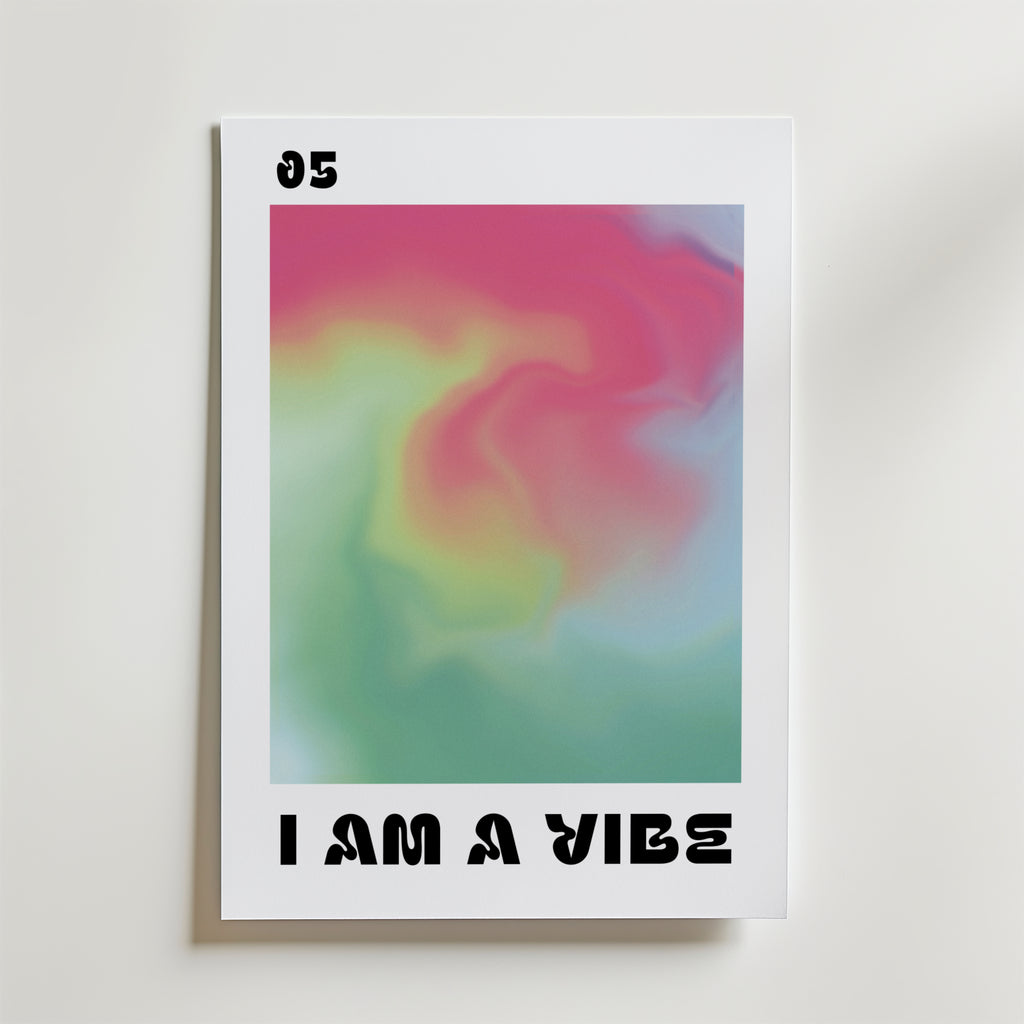 Storleksguide för I Am a Vibe – välj din favoritstorlek och beställ hos Bozetto i hög tryckkvalitet