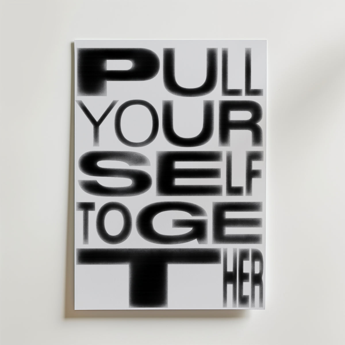 Hold It Together Poster – canvas utan passepartout