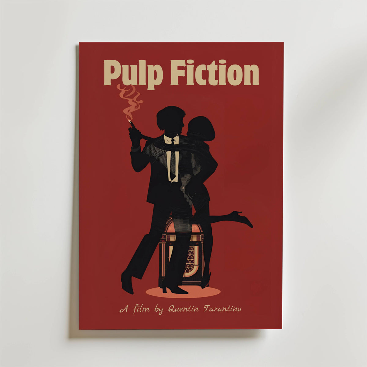Pulp Fiction – stilfullt konsttryck från Bozetto, tryckt på matt finpapper i hög tryckkvalitet