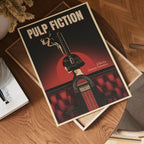 Pulp Fiction – Retro Edition – affisch med stilfullt motiv från Bozetto i hög kvalitet