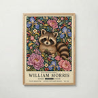 William Morris Masked Raccoon Poster – ekram
