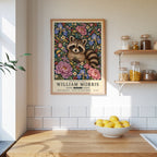 William Morris Masked Raccoon Poster – i rum 4
