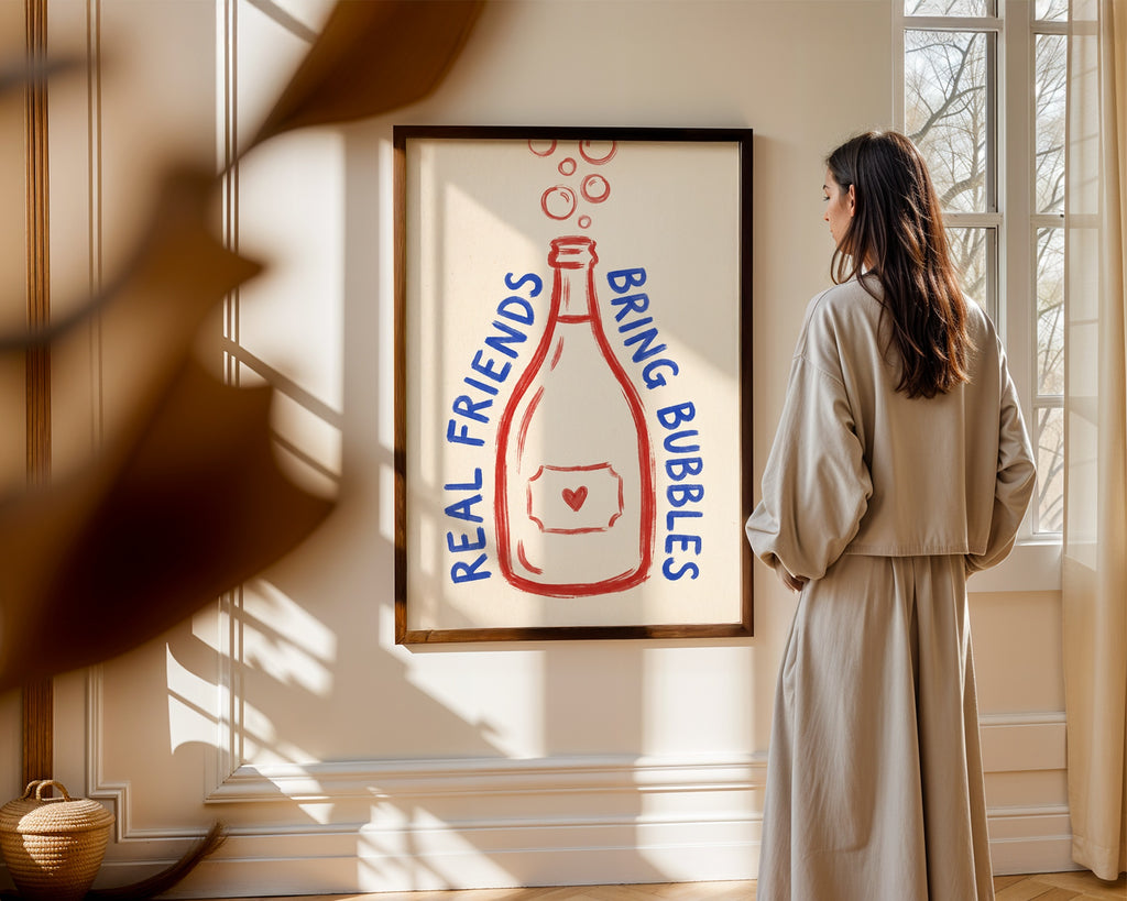 Real Friends Bring Bubbles Poster – i rum 2