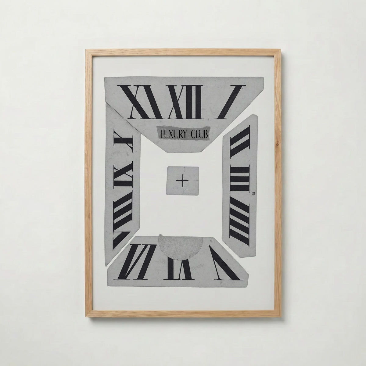 Roman Numeral Collage Poster – ekram