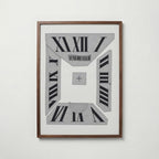 Roman Numeral Collage Poster – valnötsram