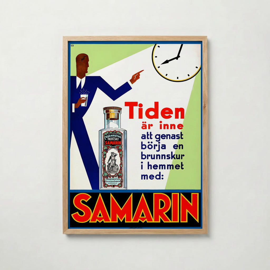 Samarin Vintage Apothecary – affisch med stilfullt motiv från Bozetto i hög kvalitet