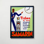Samarin Vintage Apothecary poster visad rakt fram – Bozetto affisch i hög tryckkvalitet