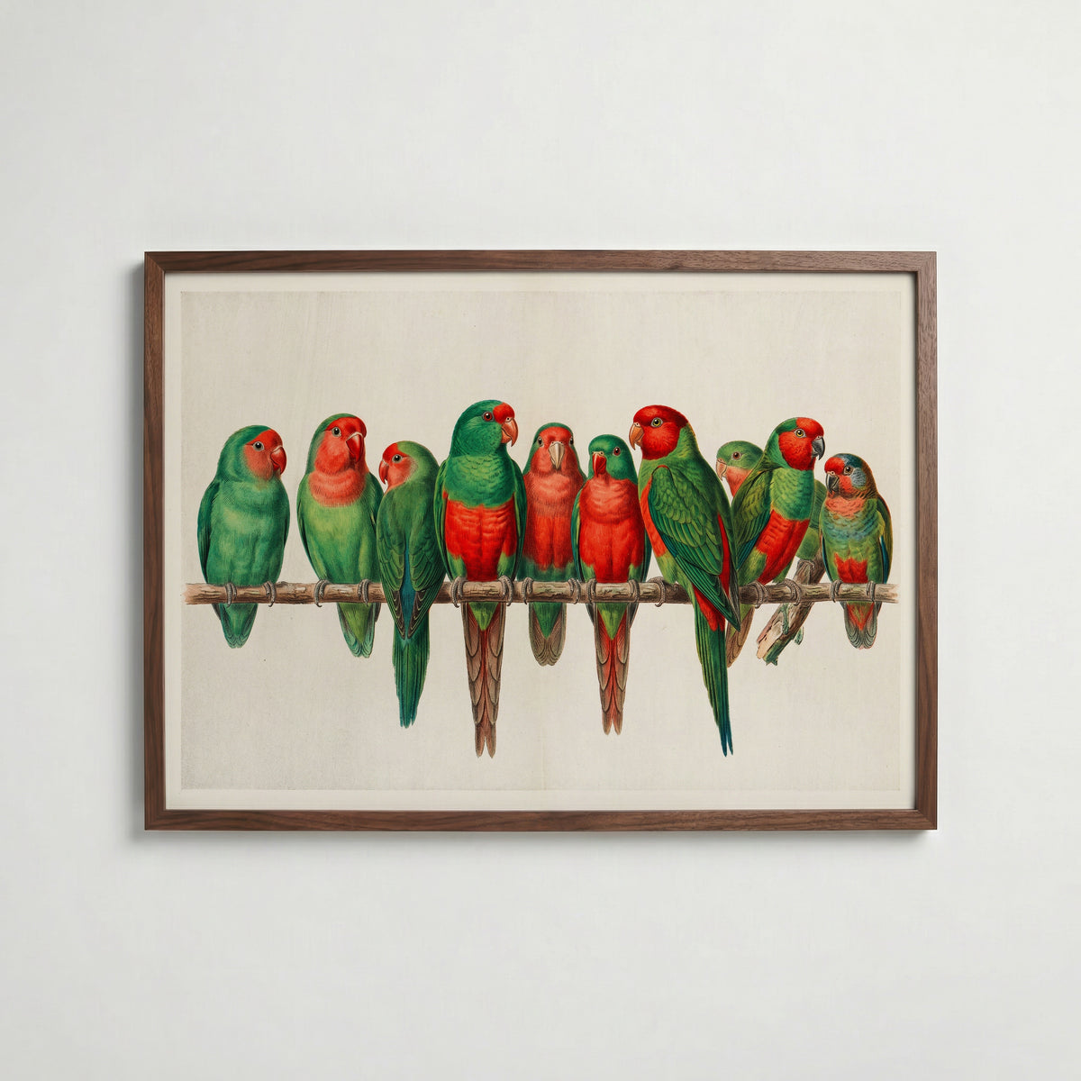 Scarlet Flock Poster i hemmiljö
