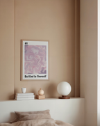 Be Kind To Yourself – stilfullt konsttryck från Bozetto, tryckt på matt finpapper