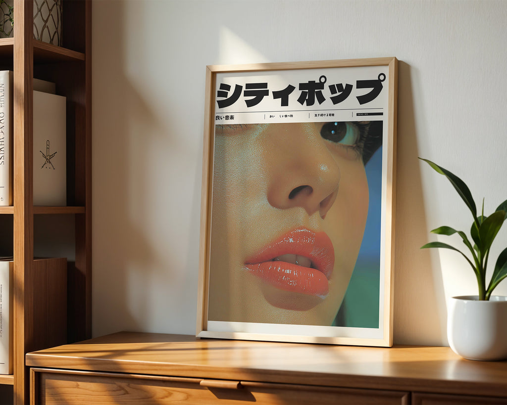 Mockup för Soft Desire – se hur affischen ser ut inramad på din vägg, Bozetto i hög tryckkvalitet