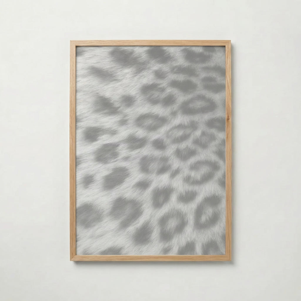Frosted Leopard Fur Poster – ekram
