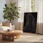 Stardust Leopard Poster – i rum 1