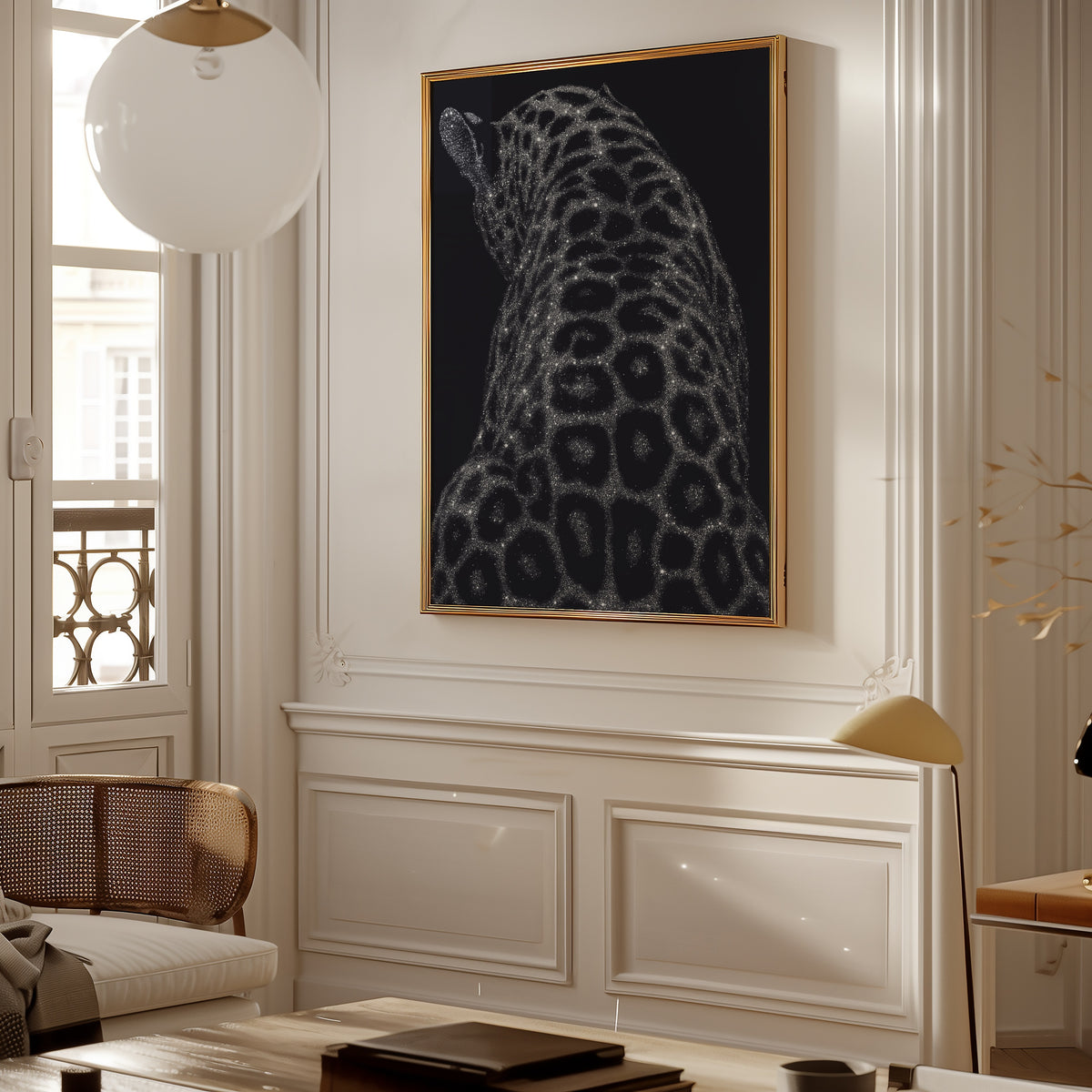 Stardust Leopard Poster – i rum 2
