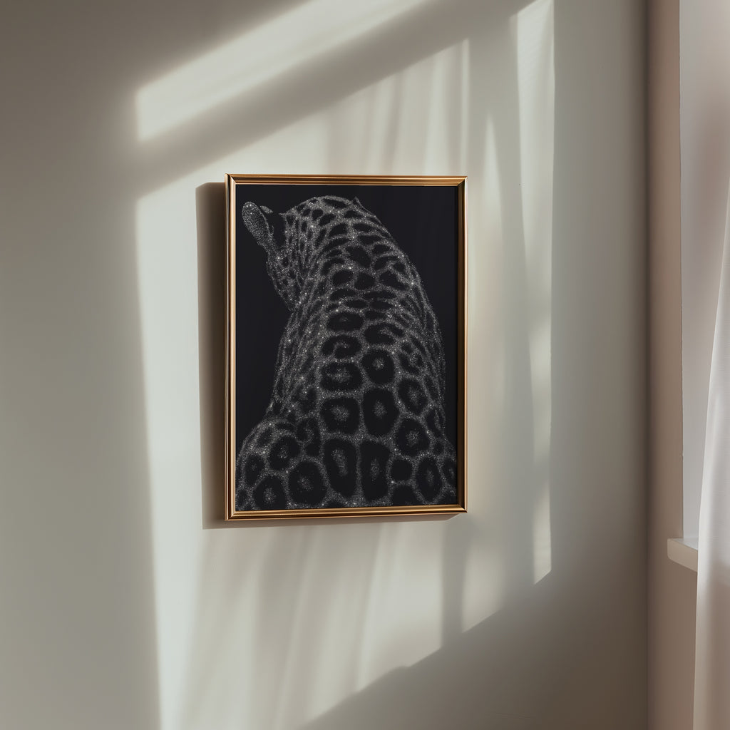 Stardust Leopard Poster – i rum 4