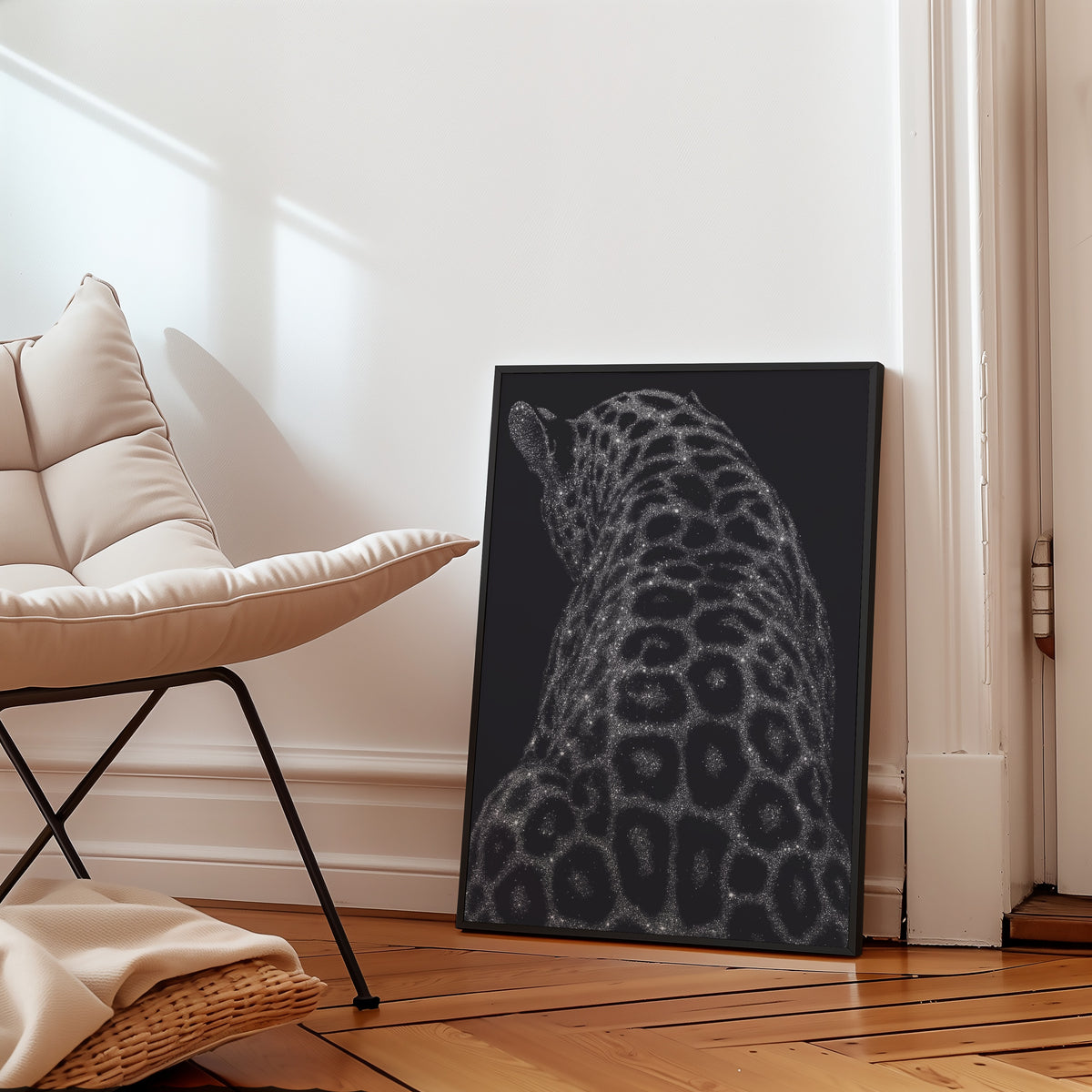 Stardust Leopard Poster – i rum 5