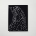 Stardust Leopard Poster – svart ram