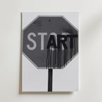 Start With Art Poster – canvas utan passepartout