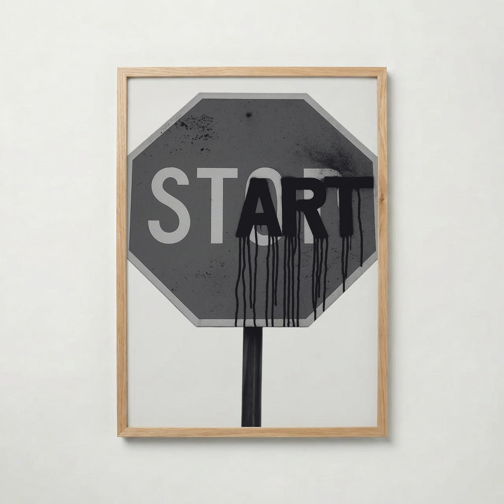 Start With Art Poster – ekram