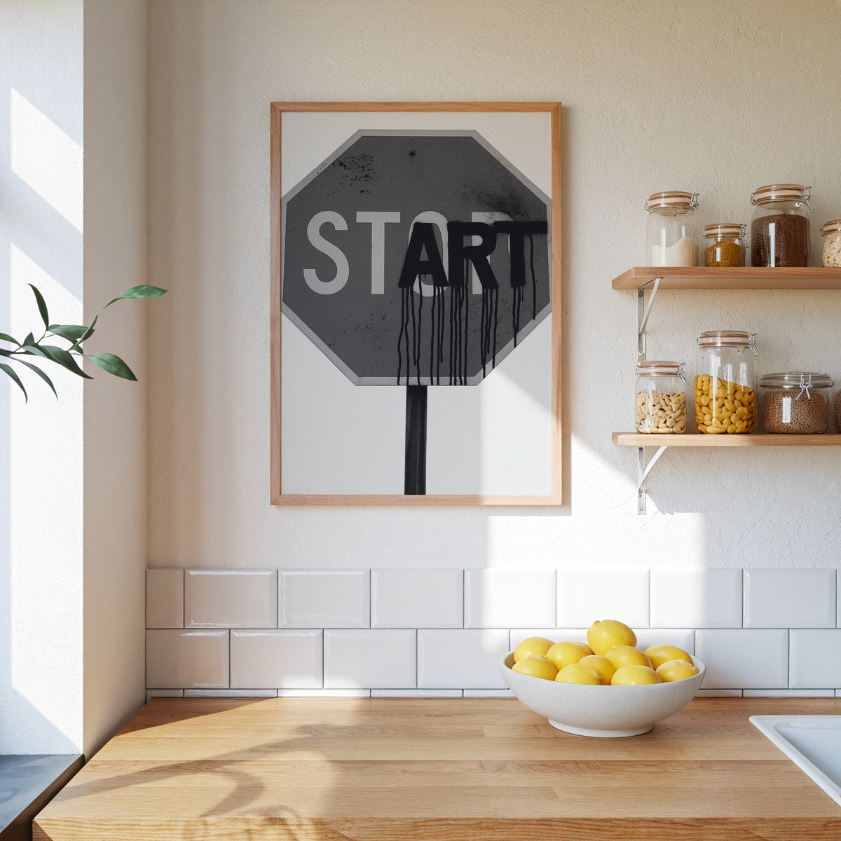 Start With Art Poster – i rum 1