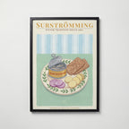 Surströmming – affisch med snyggt motiv, köp enkelt hos Bozetto i flera storlekar