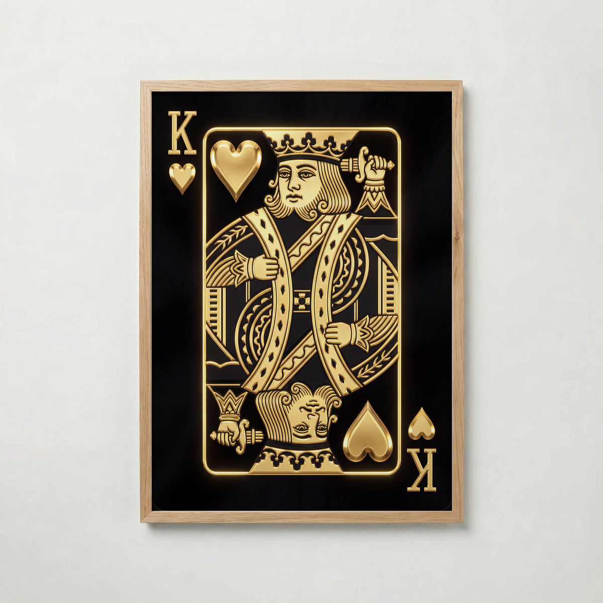 The Golden King of Hearts Poster – ekram