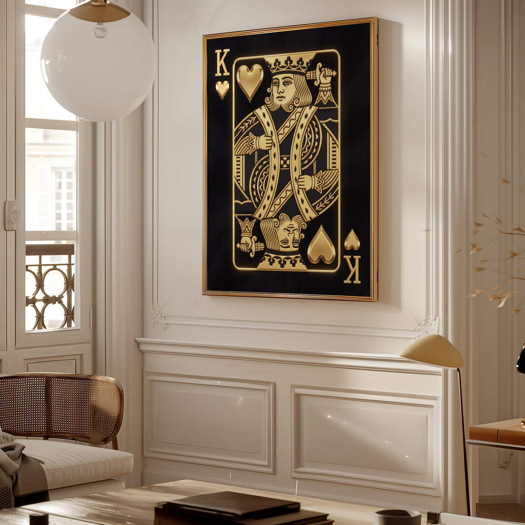 The Golden King of Hearts Poster – i rum 2