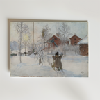 Carl Larsson The Yard and – stilfullt konsttryck från Bozetto, tryckt på matt finpapper