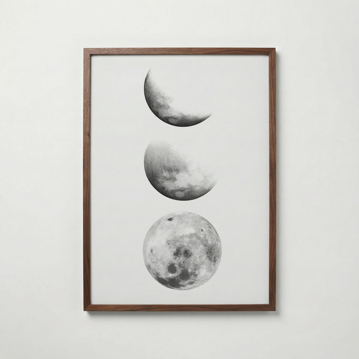 Waxing Moon Trio Poster – valnötsram