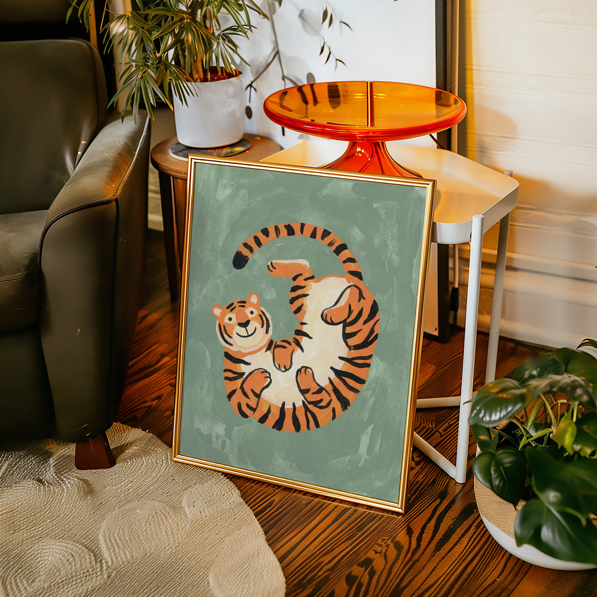 Tiger Tumble Poster – i rum 2