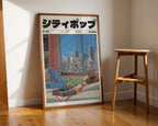 Mockup för Tokyo Loop – se hur affischen ser ut inramad på din vägg, Bozetto i hög tryckkvalitet