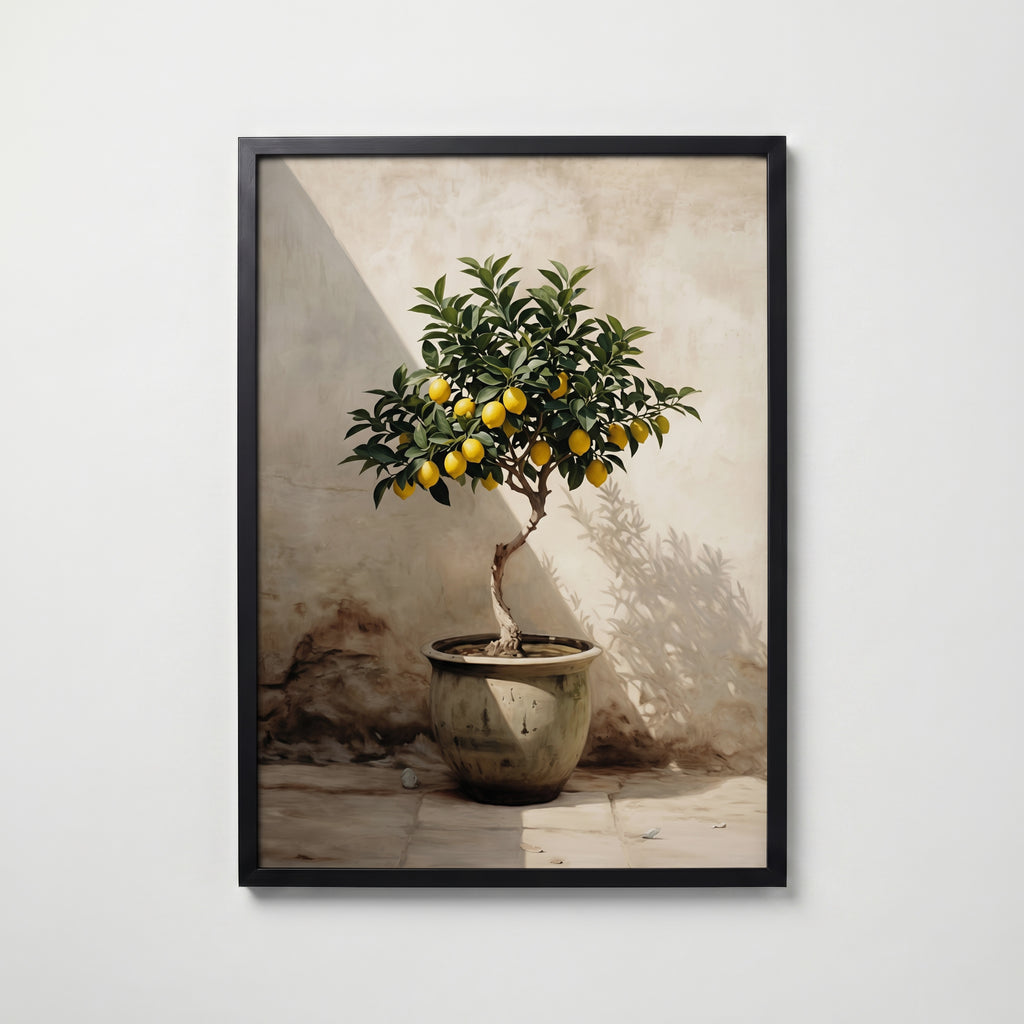 Tuscan Lemon Poster i hemmiljö