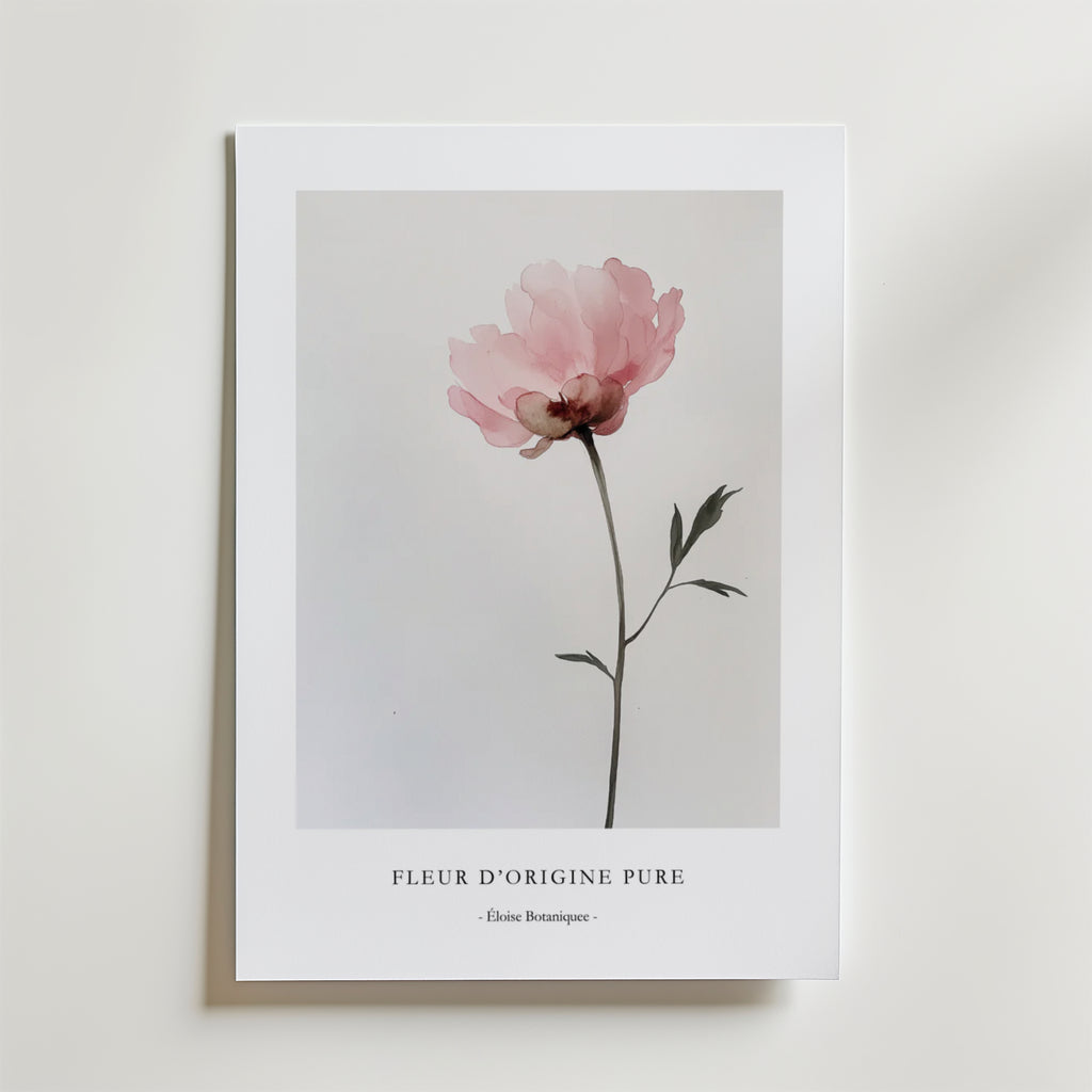 Fleur D´origine Pure – stilfullt konsttryck från Bozetto, tryckt på matt finpapper