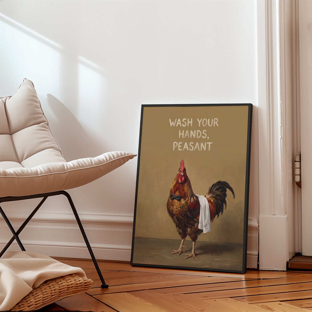 Wash Your Hands, Peasant Poster – i rum 5