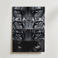 Four Wild Gazes Poster – canvas utan passepartout