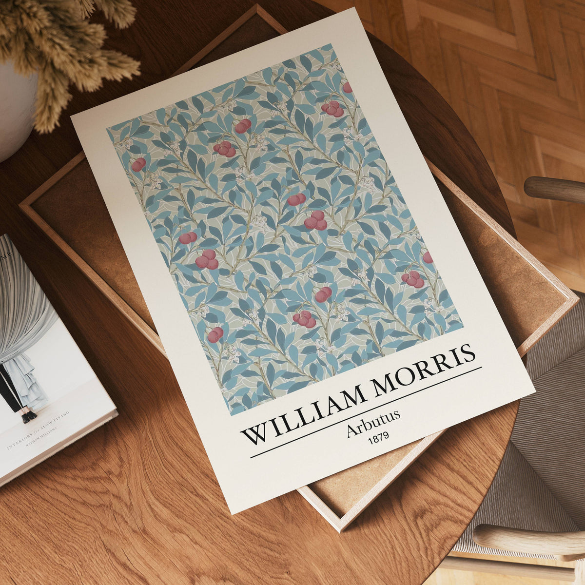 William Morris Arbutus – affisch med stilfullt motiv från Bozetto i hög kvalitet