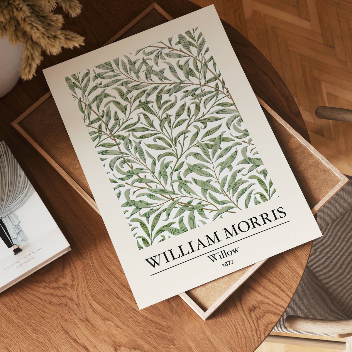 William Morris Willow poster visad rakt fram – Bozetto affisch i hög tryckkvalitet