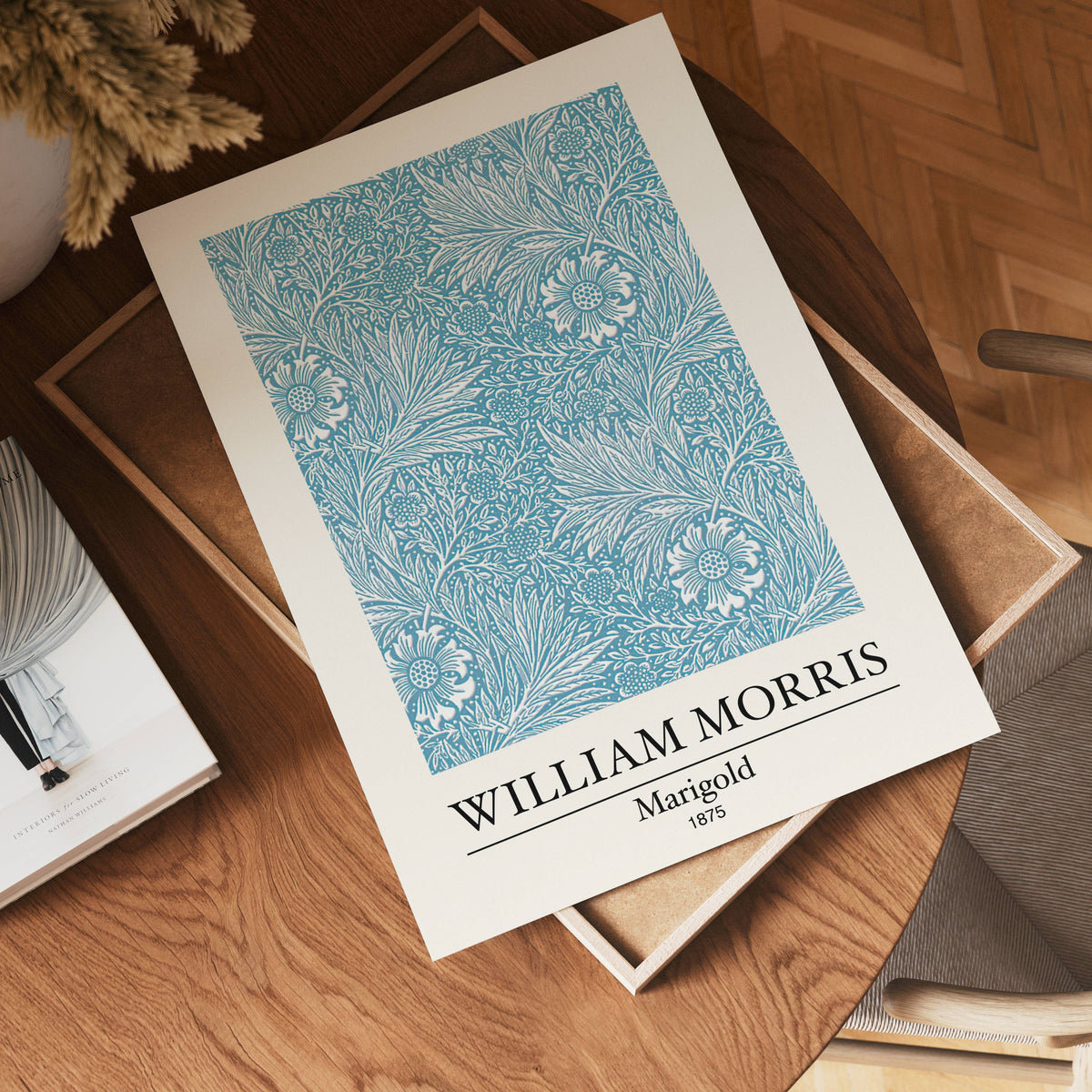 William Morris Marigold – affisch med stilfullt motiv från Bozetto i hög kvalitet