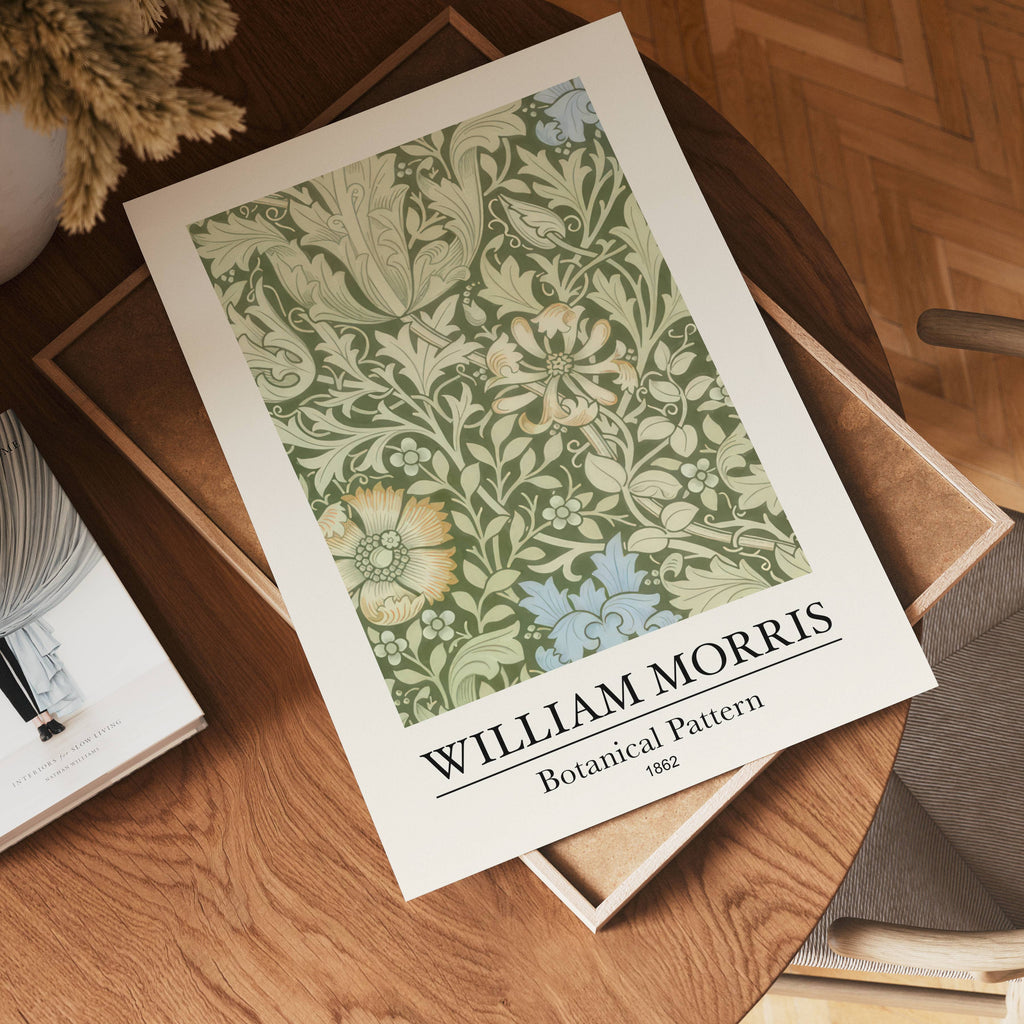 William Morris Botanical – affisch med stilfullt motiv från Bozetto i hög kvalitet
