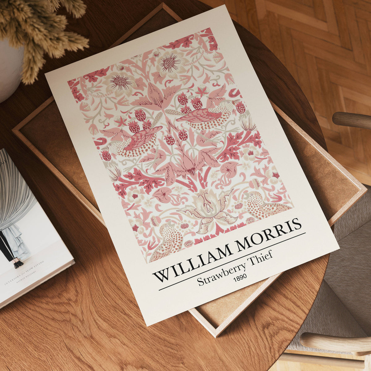 William Morris Strawberry – affisch med stilfullt motiv från Bozetto i hög kvalitet