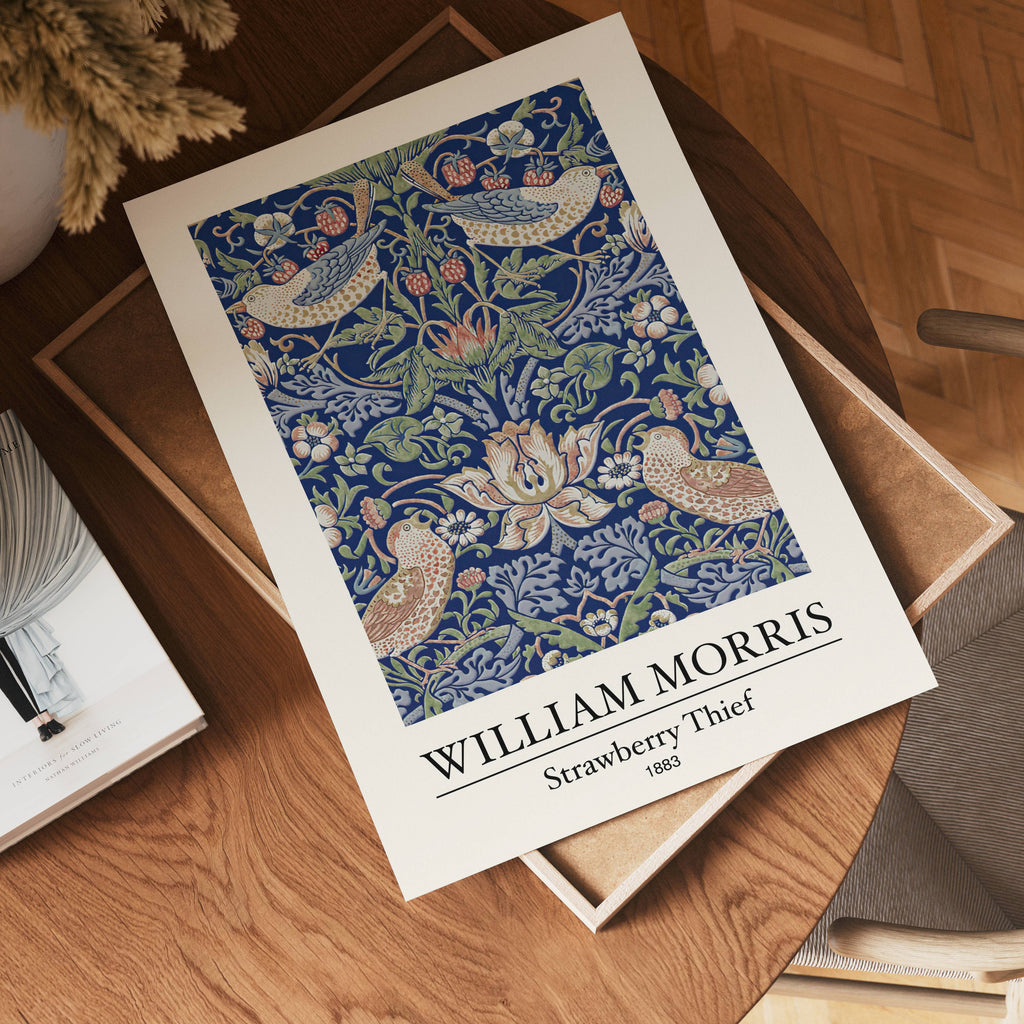 William Morris Strawberry – affisch med stilfullt motiv från Bozetto i hög kvalitet