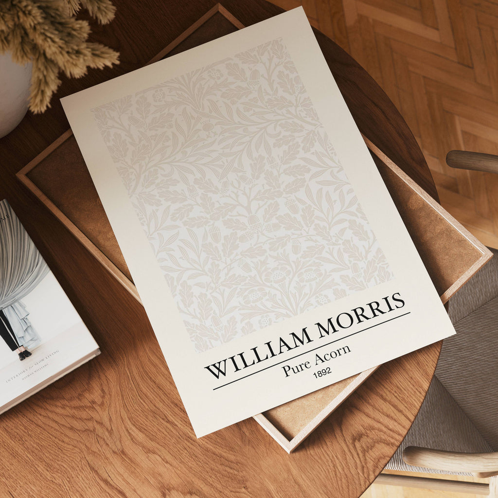 William Morris Pure Acorn – affisch med stilfullt motiv från Bozetto i hög kvalitet