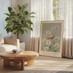William Morris Anemones and Painted Lady Poster – i rum 4