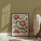 William Morris Chrysanthemum Cotton Print Poster – i rum 1