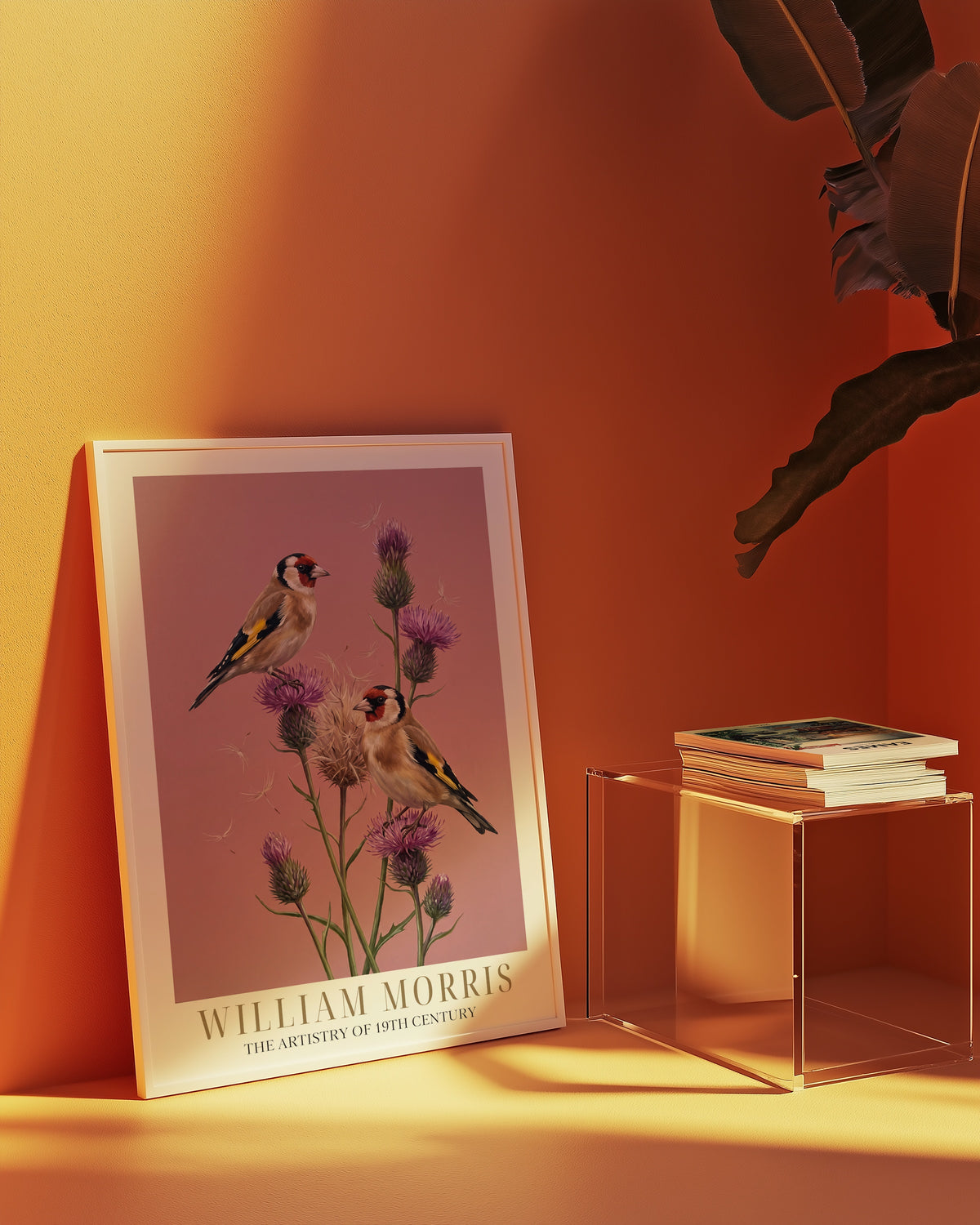 William Morris Goldfinches on Thistles Poster – i rum 1