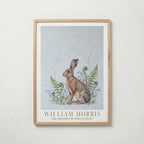 William Morris Hare Among Ferns and Forget-Me-Nots Poster – ekram