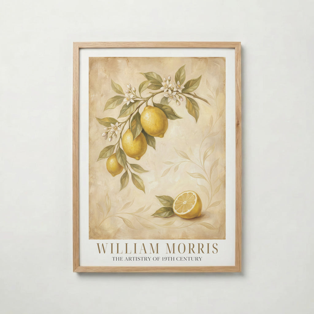 William Morris Lemon Branch in Bloom Poster – ekram